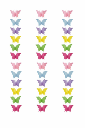 Girlanda Motyle kolorowa ,papierowa 3m