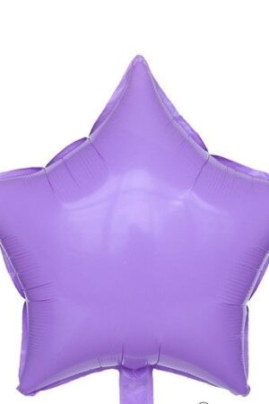 Balon foliowy gwiazda 18 cali Pastelowy Fiolet 50szt