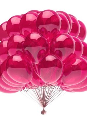 Balon lateksowy różowy transparentny 10cali, 50szt