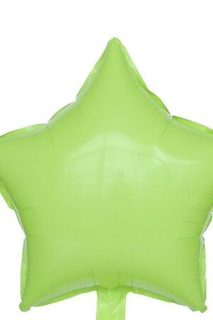 Balon foliowy gwiazda 18 cali Limonka 50szt