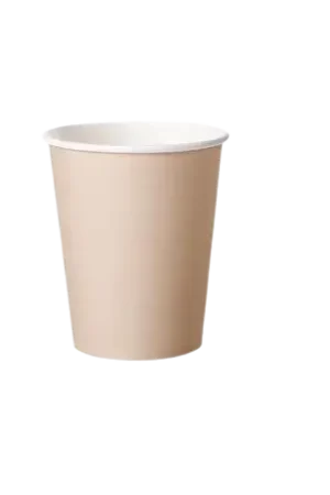 Kubeczki papierowe beżowe 6szt
