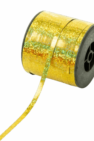 Wstążka złota holograficzna 90m