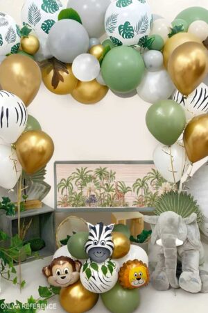 Girlanda balononowa zestaw balonów 78szt Safari