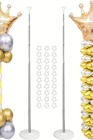 Stojak na balony kolumna metalowy 200cm