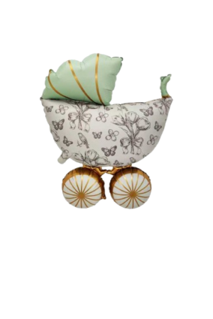 Balon foliowy Wózek Baby Shower 63x92cm