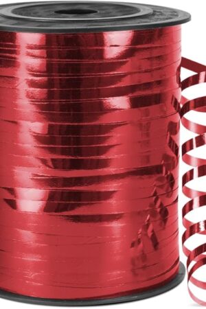 Wstążka czerwona błyszcząca 225m