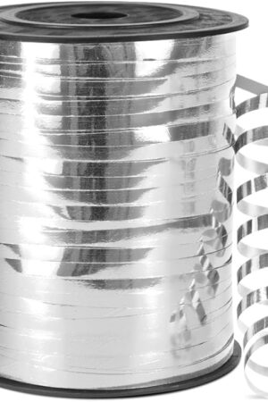 Wstążka srebrna błyszcząca 225m