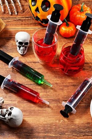 Dekoracja Halloween strzykawki 3szt, 10ml
