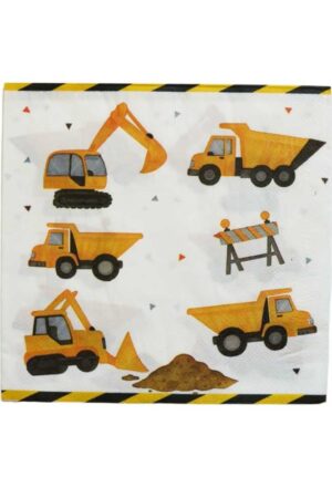 Serwetki Maszyny Budowlane 20szt