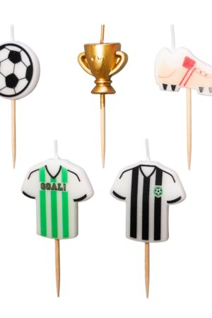 Świeczka piłka nożna 5szt