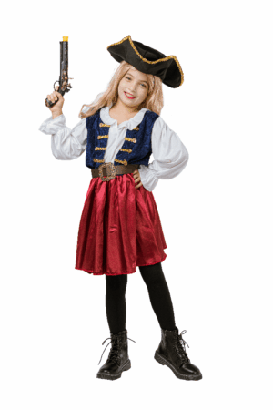 Strój przebranie Pirat dziewczynka rozm. M 120-130cm