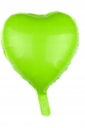 Balon foliowy serce 18 cali 45 cm pastelowy zielony 50szt