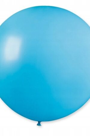 Balon lateksowy gigant 18 cali 45 cm pastelowy niebieski 3szt