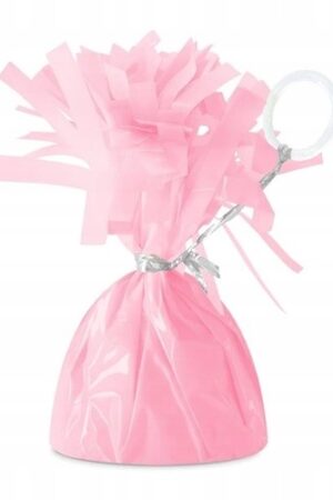 Ciężarek , obciążnik do balonów pastelowy różowy