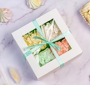 Pudełko na ciasto, babeczki białe Cake Box 2szt