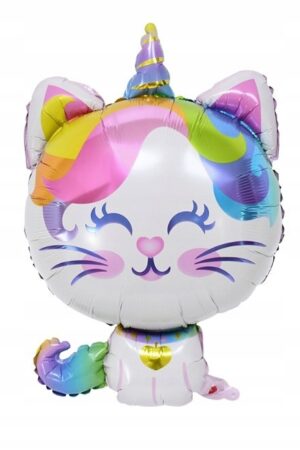 Balon foliowy Kot Kotek Jednorożec 57x82cm