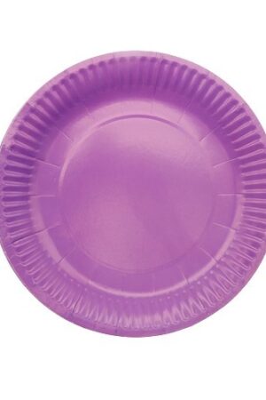 Talerzyki papierowe fioletowe 7cali 6szt