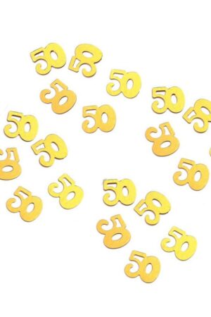 Konfetti foliowe 15g 50 urodziny