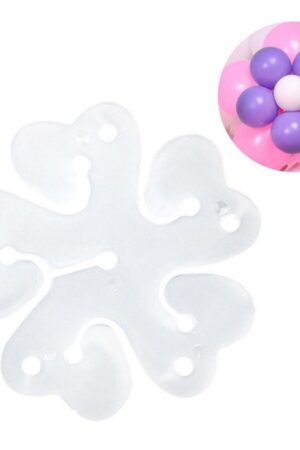 Łącznik klips do balonów kwiatek 50szt