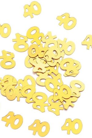 Konfetti foliowe 15g 40 urodziny