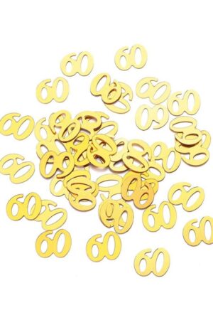 Konfetti foliowe 15g 60 urodziny
