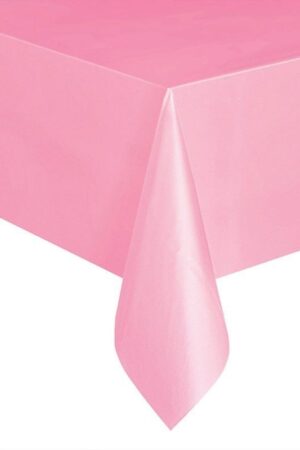 Obrus pastelowy różowy 137x274 cm