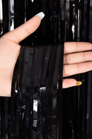 Kurtyna imprezowa czarna 100x200cm