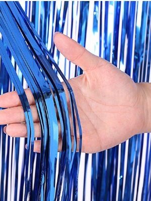 Kurtyna imprezowa matowa granatowa 100x200cm