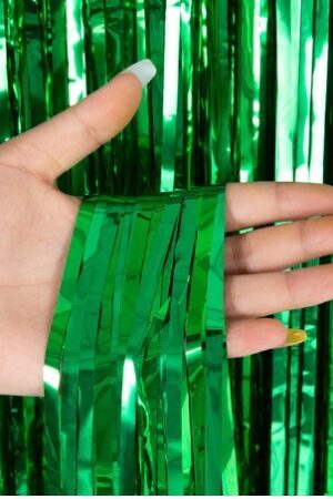 Kurtyna imprezowa zielona 100x200cm