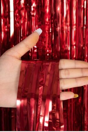 Kurtyna imprezowa czerwona 100x200cm