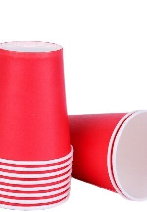 Kubeczki papierowe czerwone 6szt