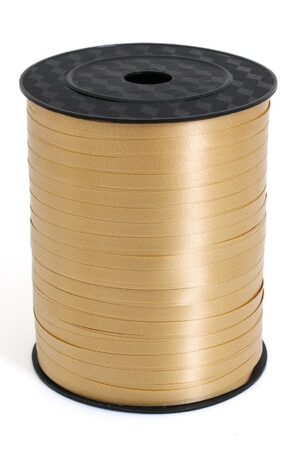 Wstążka plastikowa złota matowa 225m