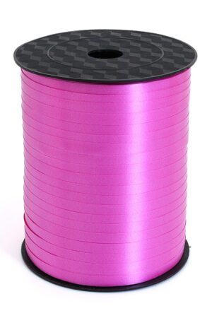 Wstążka plastikowa fuksja matowa 225m