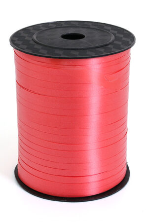 Wstążka plastikowa czerwona matowa 225m