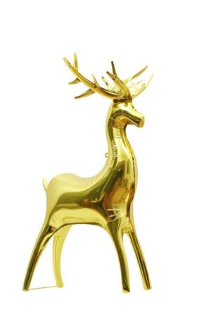 Balon foliowy Renifer złoty 122x84cm