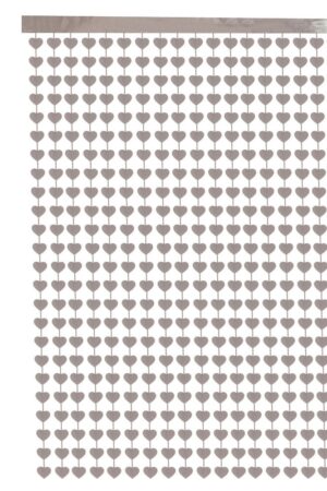 Kurtyna imprezowa serca srebrna 100x200cm