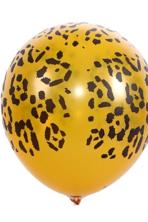 Balon lateksowy z nadrukiem żyrafa 12cali, 100szt Animal Print