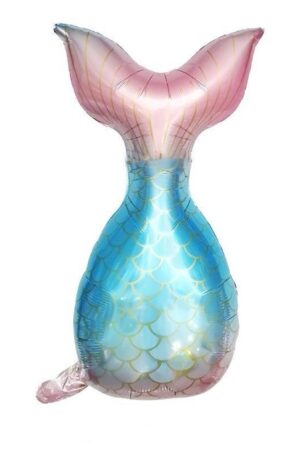 Balon foliowy Syrena Ogon 49cmx78cm