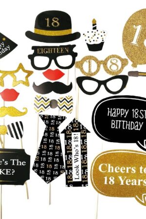 Rekwizyty do zdjęć , fotobudki 18 urodziny