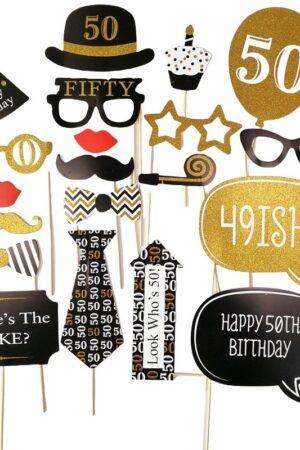 Rekwizyty do zdjęć , fotobudki 50 urodziny