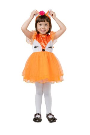 Strój przebranie Lisek rozm. 92-104cm