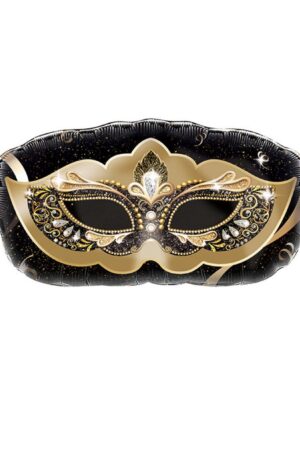 Balon foliowy Laska Maska Karnawałowa HAPPY NEW YEAR