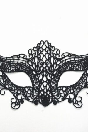 Maska wenecka karnawałowa czarna