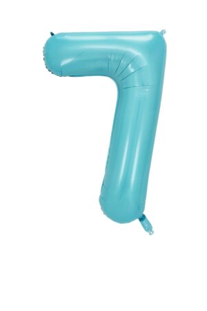 Balon foliowy cyfra 7 niebieska, 40 cali
