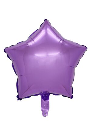 Balon foliowy gwiazda 18 cali fioletowa 50szt