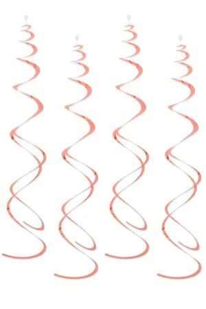 Świderek girlanda 70cm rose gold 6szt