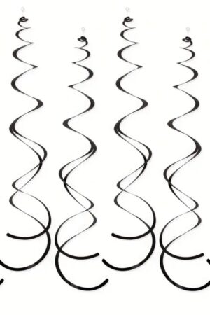 Świderek girlanda 70cm czarny 6szt