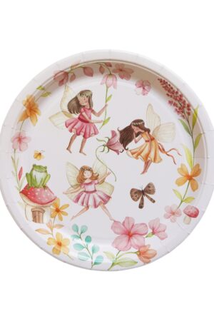 Talerzyki papierowe Wróżki 6szt