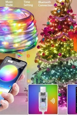 Lampki taśma led 10m usb sterowanie BLUETOOTH