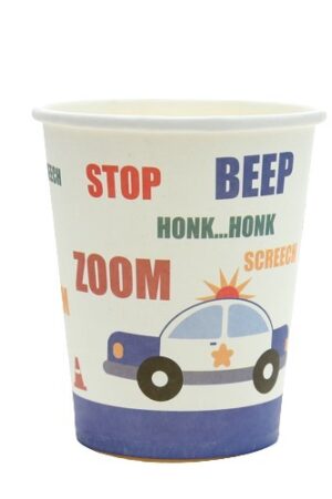 Kubeczki papierowe Autka 6szt